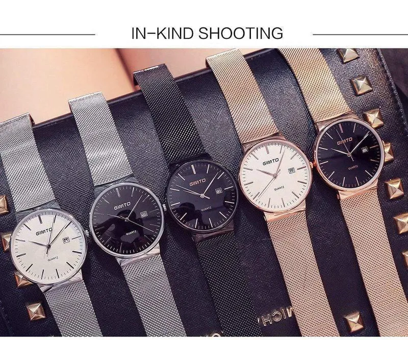 Damenuhr, minimalistisch, schlicht, stilvoll, luxuriös, lässig, Damenuhren, wasserdichte Kleid-Armbanduhr für Damen