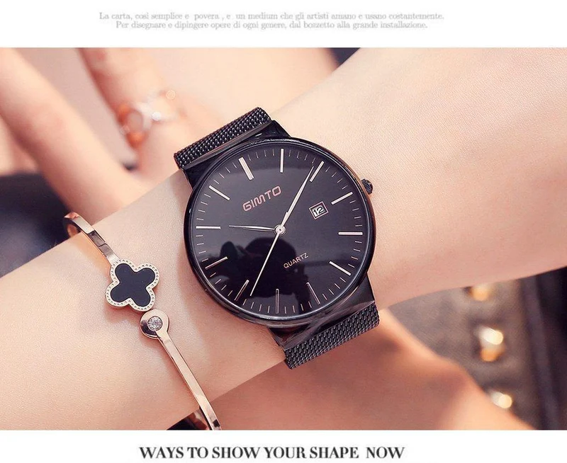 Damenuhr, minimalistisch, schlicht, stilvoll, luxuriös, lässig, Damenuhren, wasserdichte Kleid-Armbanduhr für Damen