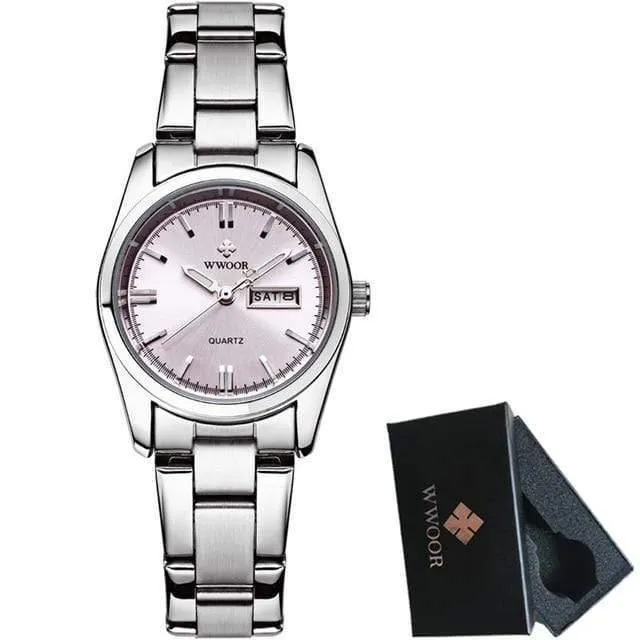 Damenuhr Frauen Luxus Mode Lässig Quarzuhr Wasserdicht Leucht Armband Frauen Uhren Relogio Feminino