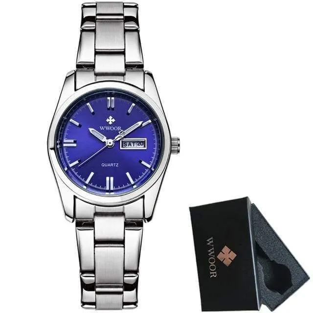 Damenuhr Frauen Luxus Mode Lässig Quarzuhr Wasserdicht Leucht Armband Frauen Uhren Relogio Feminino