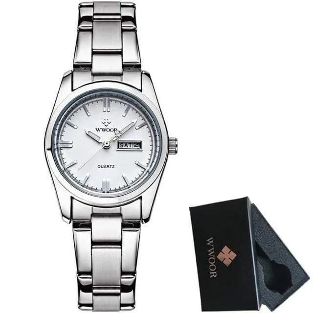 Damenuhr Frauen Luxus Mode Lässig Quarzuhr Wasserdicht Leucht Armband Frauen Uhren Relogio Feminino