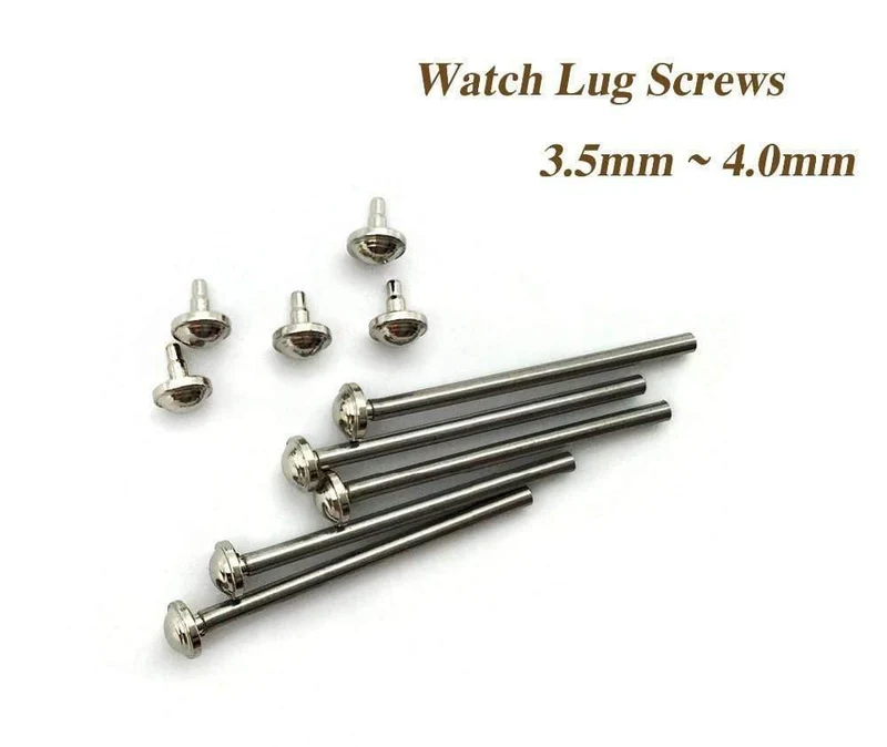 5 Größe Edelstahl Uhrenarmband Federstab Gurt Verbindungsstifte Repair Tool - Uhrenteile Lug Schraube 16 - 24mm Herramientas
