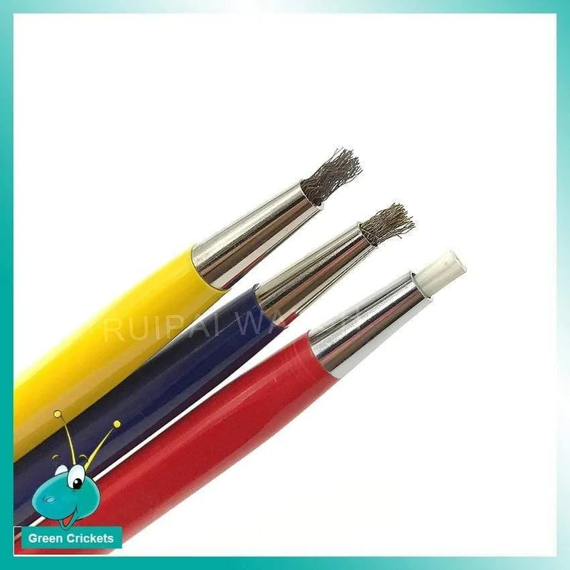 3 teile/los Pinsel Stifte Glasfaser/Messing/Stahl Pinsel Aufkleber Stift form Uhr Teile Polieren und Rost Sauber entfernen Werkzeug
