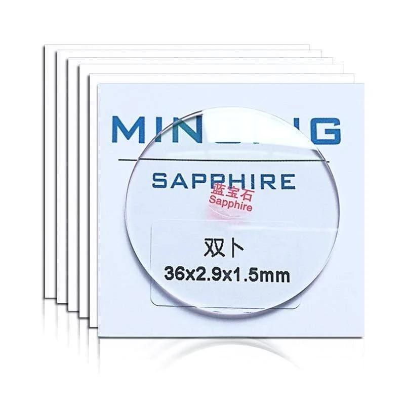 1.5 mm Größe von 20–29.5 mm Doppelkuppel-Uhr-Saphir-konkaver Glaskristall für die Uhrenreparatur. Kostenloser Versand
