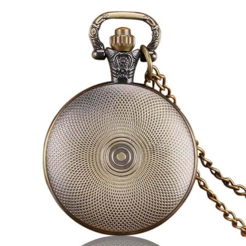 Taschenuhren Doctor Who Frauen Anhänger Halskette Quarzuhr Cosplay Fashion Movie Theme Taschenuhr Vintage Geschenk