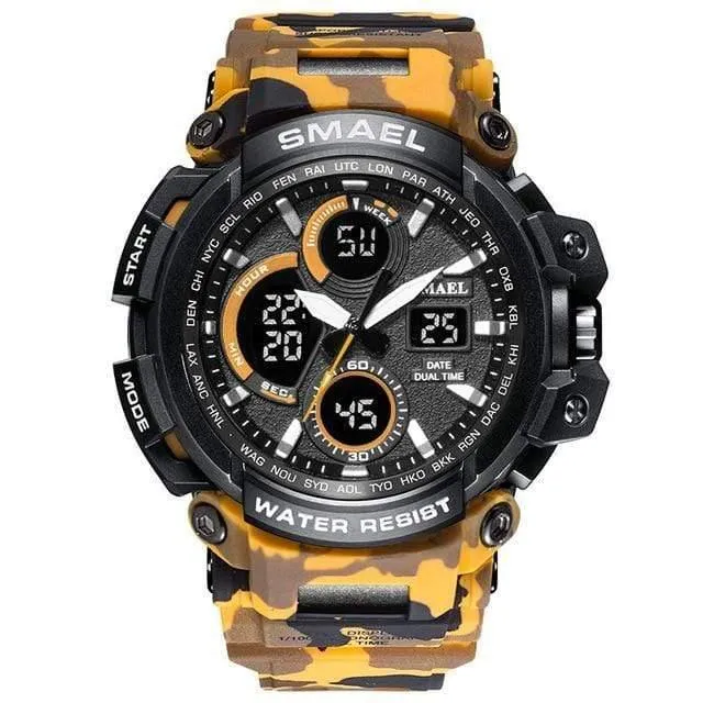 Herrenuhr Wasserdichte LED Digitaluhr Herrenuhr Relogio Masculino erkek kol saati 1708B Herrenuhren