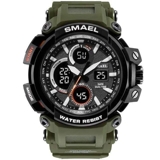 Herrenuhr Wasserdichte LED Digitaluhr Herrenuhr Relogio Masculino erkek kol saati 1708B Herrenuhren