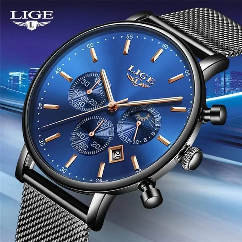Männer Uhren Männliche Top Marke Luxus Quarzuhr Männer Casual Dünnes Kleid Wasserdichte Sport Armbanduhr Relogio Masculino