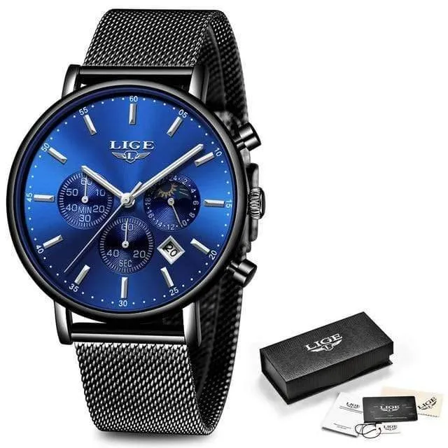 Männer Uhren Männliche Top Marke Luxus Quarzuhr Männer Casual Dünnes Kleid Wasserdichte Sport Armbanduhr Relogio Masculino