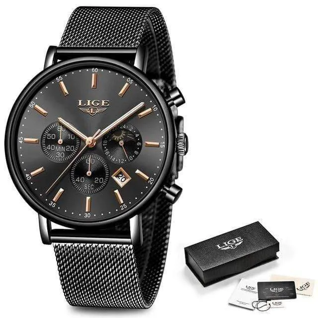 Männer Uhren Männliche Top Marke Luxus Quarzuhr Männer Casual Dünnes Kleid Wasserdichte Sport Armbanduhr Relogio Masculino
