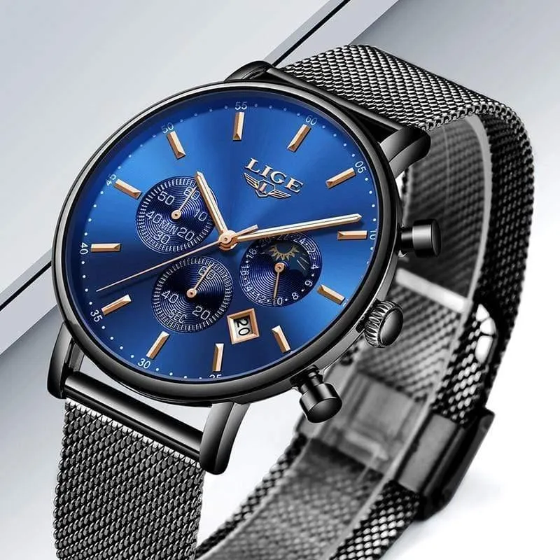 Männer Uhren Männliche Top Marke Luxus Quarzuhr Männer Casual Dünnes Kleid Wasserdichte Sport Armbanduhr Relogio Masculino