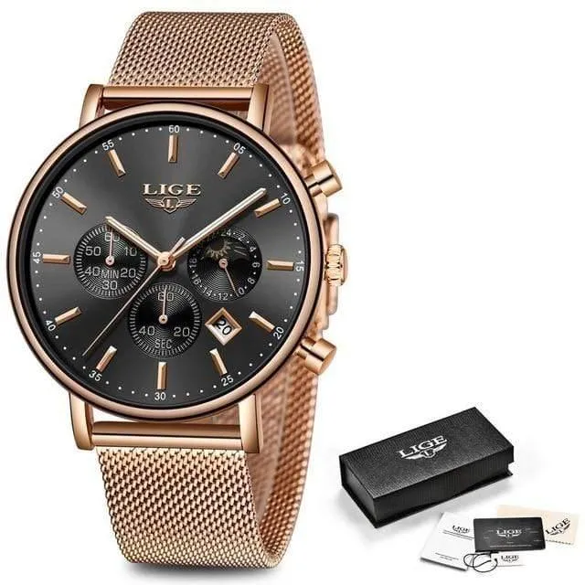 Männer Uhren Männliche Top Marke Luxus Quarzuhr Männer Casual Dünnes Kleid Wasserdichte Sport Armbanduhr Relogio Masculino