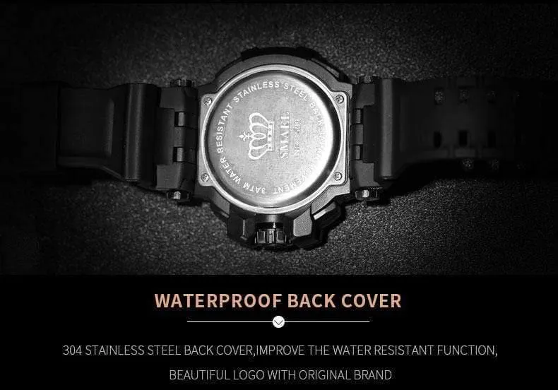 Herrenuhren Weiß Sportuhr LED Digital 50M Wasserdicht Beiläufige Uhr S Shock Männliche Uhr 1509 relogios masculino Uhr Mann