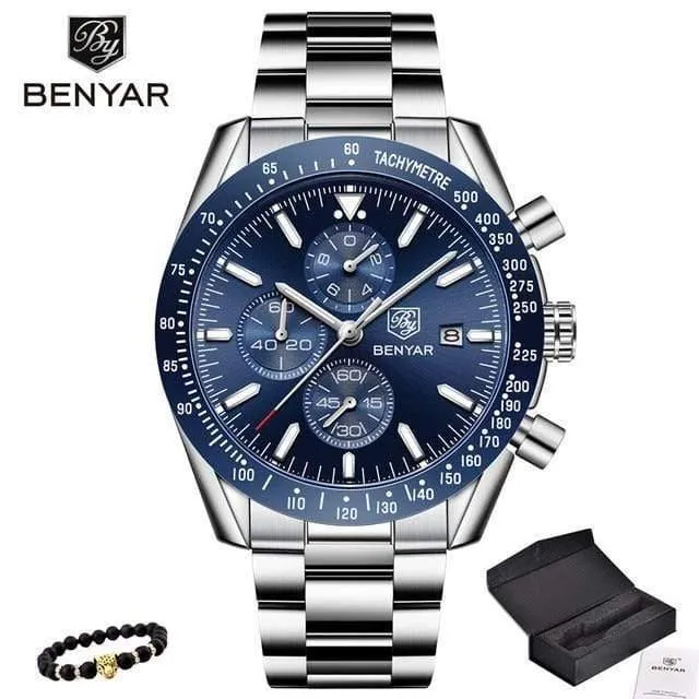 Herrenuhr Business Voller Stahl Quarz Top Marke Luxus Casual Wasserdichte Sport Männliche Armbanduhr Relogio Masculino