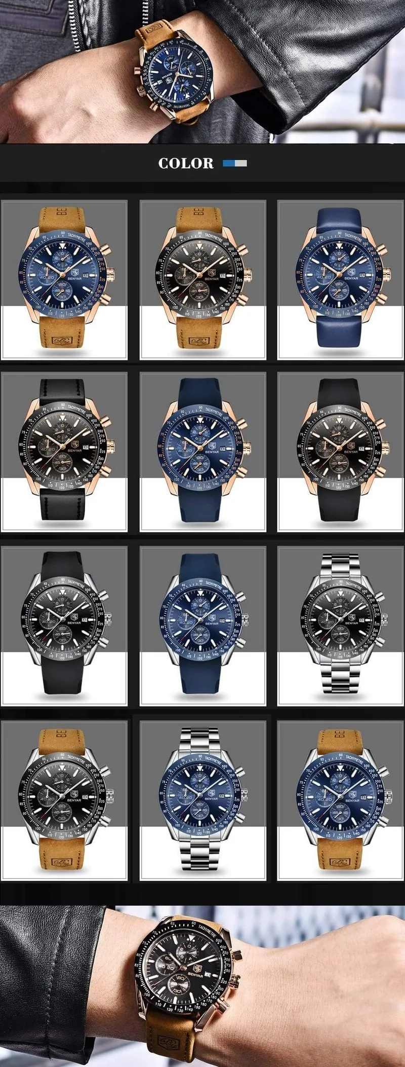 Herrenuhren Marke Luxus Silikonarmband Wasserdicht Sport Quarz Chronograph Military Watch Herrenuhr Relogio Masculino
