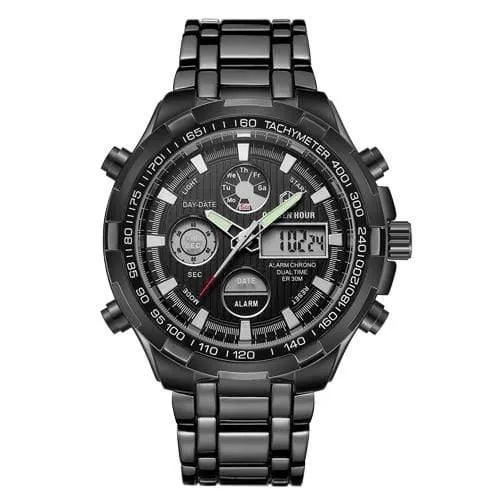 Herrenuhren Mode Herren Quarzuhr Datum Woche Anzeige Armbanduhr Analog Wasserdicht Männliche Uhr Relogio