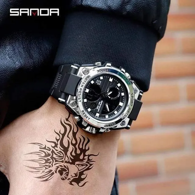 Sport Herrenuhren Top-Marke Luxus Military Quarzuhr Männer wasserdicht S Shock Clock relogio masculino