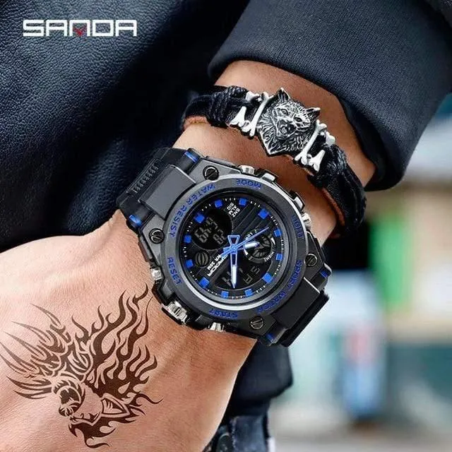 Sport Herrenuhren Top-Marke Luxus Military Quarzuhr Männer wasserdicht S Shock Clock relogio masculino