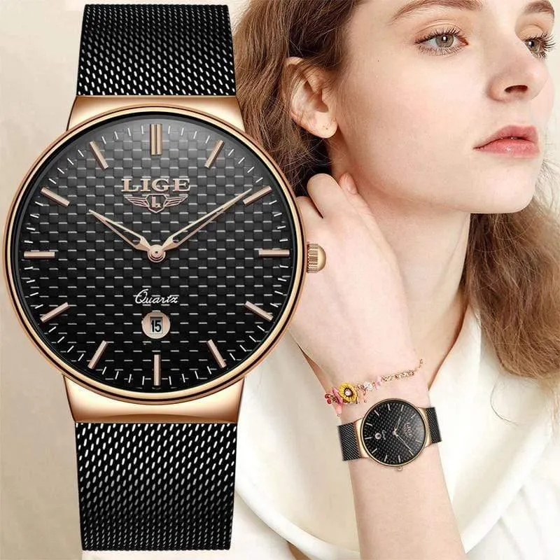 Frauen Quarzuhr Für Montre Femme Weibliche Uhr Relogio Feminino Damen Gold Uhr