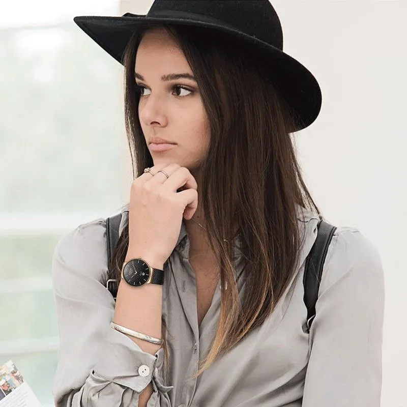 Frauen Quarzuhr Für Montre Femme Weibliche Uhr Relogio Feminino Damen Gold Uhr
