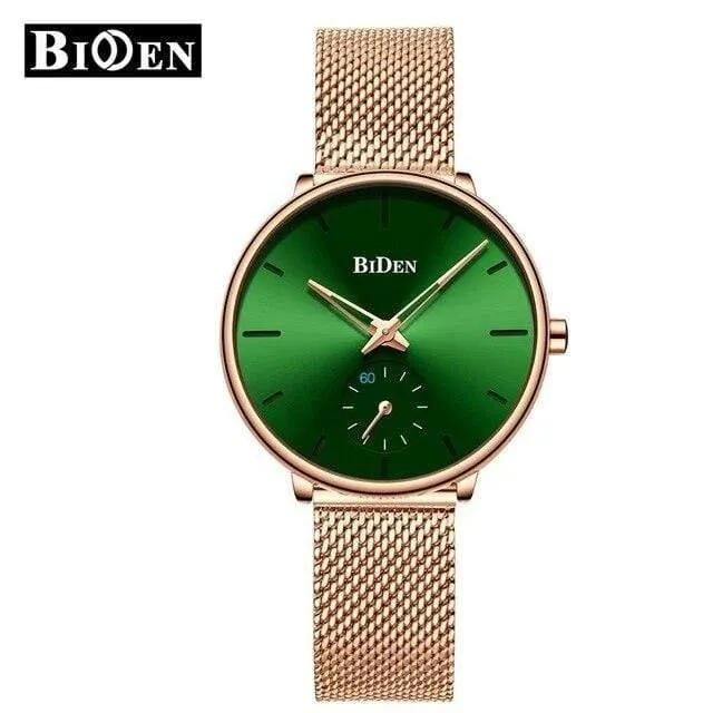 Frauen Uhren Top Marke Luxus Quarz Damen Casual Slim Mesh Stahl Kleid Uhr Einfache Uhr Relogio Feminino
