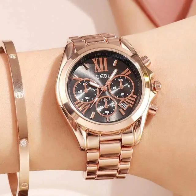 Frauen Uhren Mode Quarz Weiblichen Uhr frauen Uhr Edelstahl Armband Damen Armbanduhr Luxus Stunde reloj