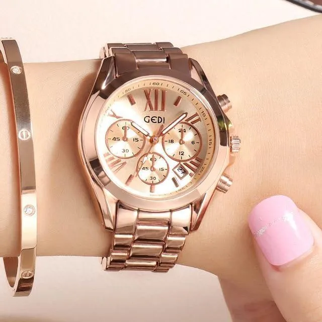 Frauen Uhren Mode Quarz Weiblichen Uhr frauen Uhr Edelstahl Armband Damen Armbanduhr Luxus Stunde reloj