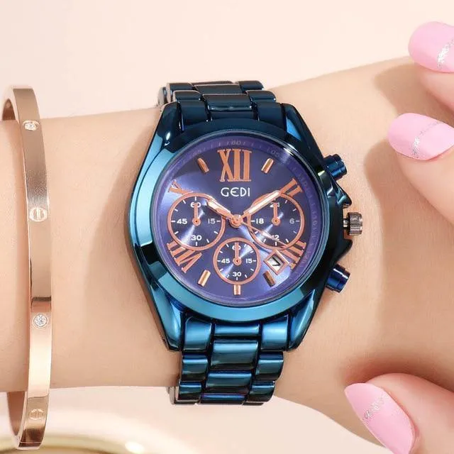 Frauen Uhren Mode Quarz Weiblichen Uhr frauen Uhr Edelstahl Armband Damen Armbanduhr Luxus Stunde reloj