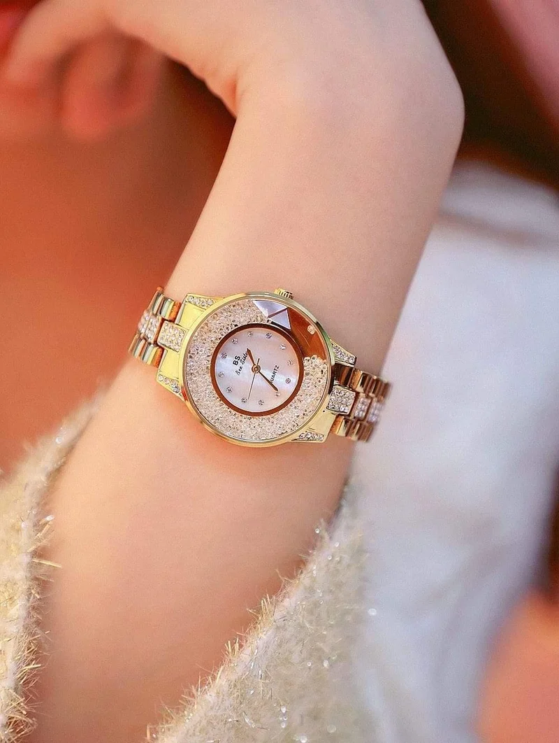 Dame Uhr Frau Strass Armbanduhren Kristall Uhren Stunden Geschenk Relogios uhren Drop Shipping