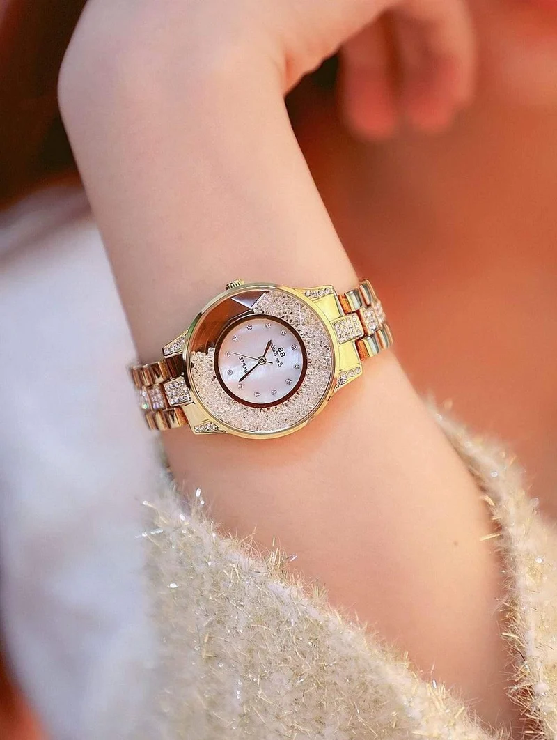 Dame Uhr Frau Strass Armbanduhren Kristall Uhren Stunden Geschenk Relogios uhren Drop Shipping