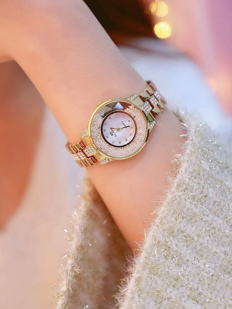Dame Uhr Frau Strass Armbanduhren Kristall Uhren Stunden Geschenk Relogios uhren Drop Shipping