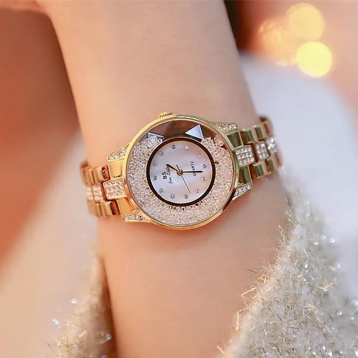 Dame Uhr Frau Strass Armbanduhren Kristall Uhren Stunden Geschenk Relogios uhren Drop Shipping