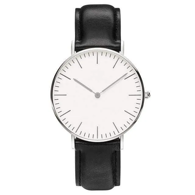 Frauen Uhren Damen Uhr 36mm Edelstahl Weibliche Quarz Armbanduhren Relogio Feminino Zegarek Damski