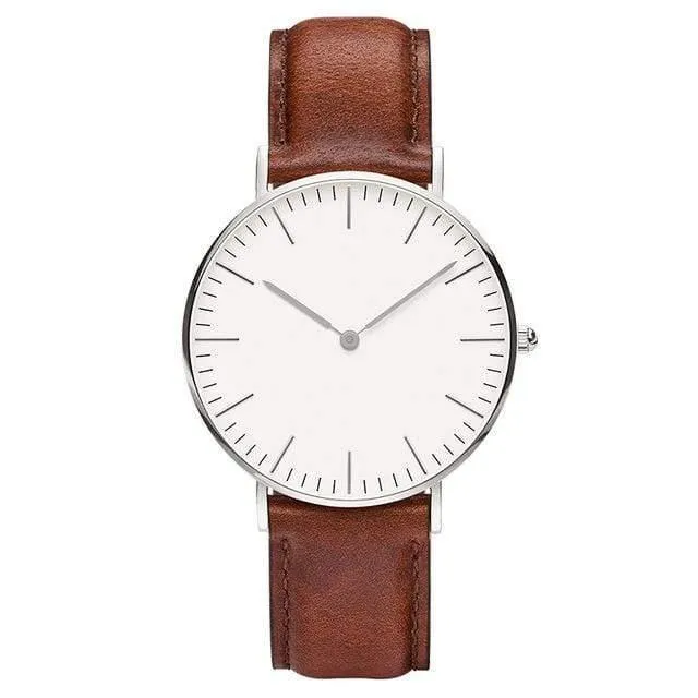 Frauen Uhren Damen Uhr 36mm Edelstahl Weibliche Quarz Armbanduhren Relogio Feminino Zegarek Damski