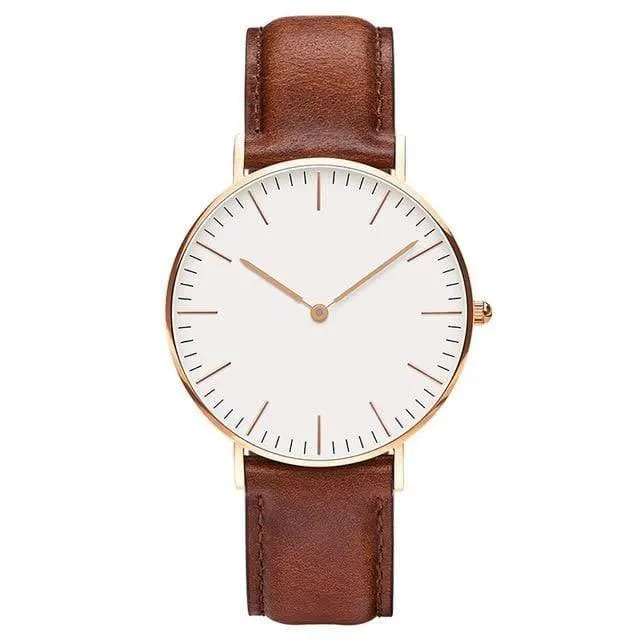 Frauen Uhren Damen Uhr 36mm Edelstahl Weibliche Quarz Armbanduhren Relogio Feminino Zegarek Damski