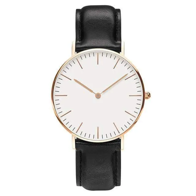 Frauen Uhren Damen Uhr 36mm Edelstahl Weibliche Quarz Armbanduhren Relogio Feminino Zegarek Damski