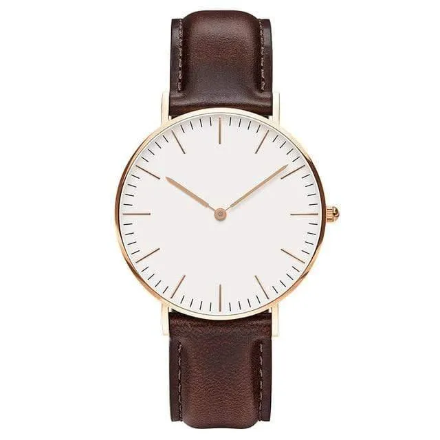 Frauen Uhren Damen Uhr 36mm Edelstahl Weibliche Quarz Armbanduhren Relogio Feminino Zegarek Damski