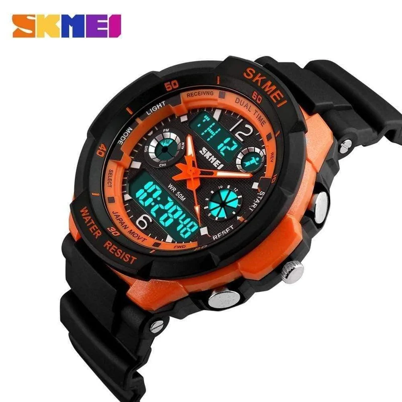Kinderuhren Anti-Schock 5Bar wasserdicht Outdoor Sport Kinderuhren Mode Digitaluhr Relogio Masculino 0931