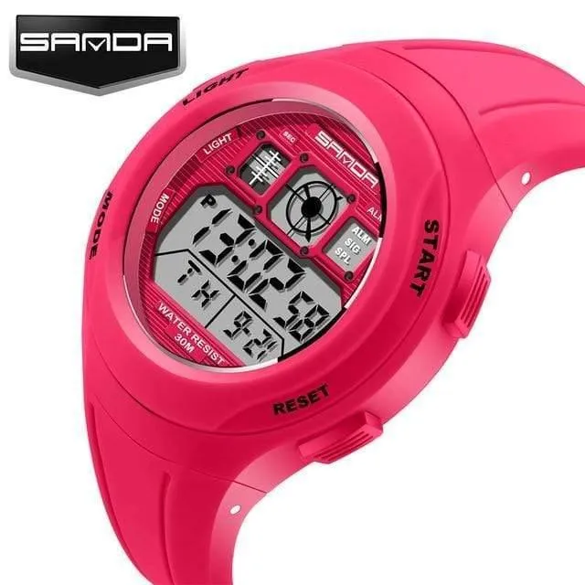LED Digital Kinderuhr Kinderuhren Mädchen Jungen Uhr Kind Sport Armbanduhr Elektronische für Mädchen Jungen Überraschungsgeschenk