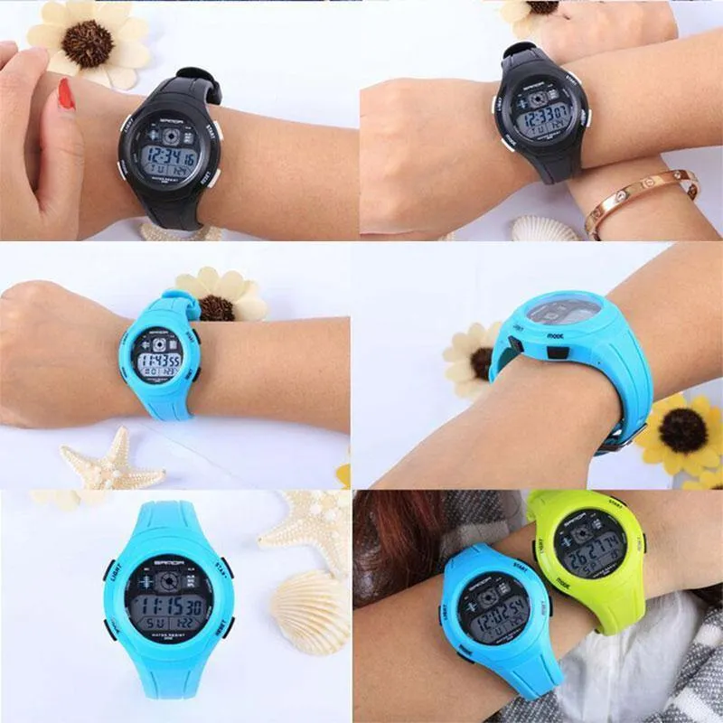 LED Digital Kinderuhr Kinderuhren Mädchen Jungen Uhr Kind Sport Armbanduhr Elektronische für Mädchen Jungen Überraschungsgeschenk