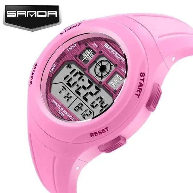 LED Digital Kinderuhr Kinderuhren Mädchen Jungen Uhr Kind Sport Armbanduhr Elektronische für Mädchen Jungen Überraschungsgeschenk
