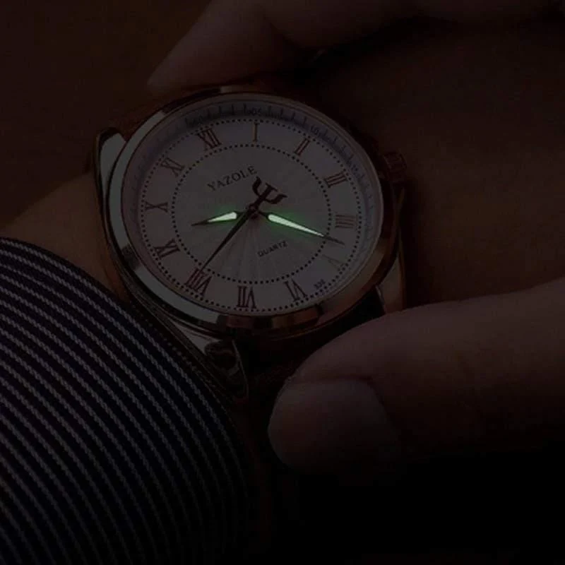 Uhren Herrenuhr, berühmte römische Zahl, männlich, leuchtend, preiswert, PU-Leder, Sport-Armbanduhr, Quarzuhr