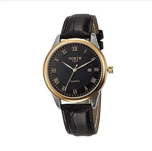 Männer Uhr Mode Männlichen Armbanduhr Luxus Marke 30M Wasserdicht Echtes Leder Casual Uhr Militär Quarz Business Uhr