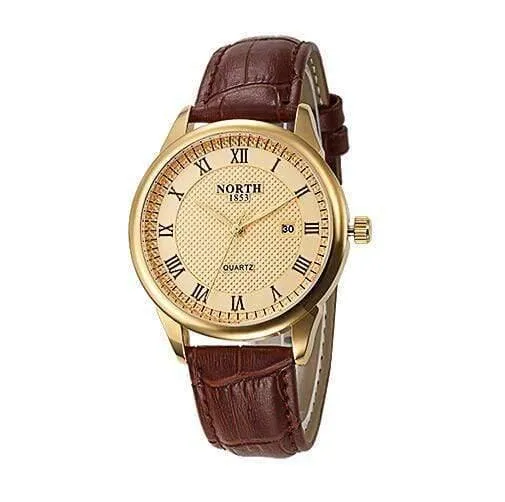 Männer Uhr Mode Männlichen Armbanduhr Luxus Marke 30M Wasserdicht Echtes Leder Casual Uhr Militär Quarz Business Uhr