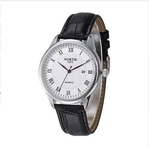 Männer Uhr Mode Männlichen Armbanduhr Luxus Marke 30M Wasserdicht Echtes Leder Casual Uhr Militär Quarz Business Uhr