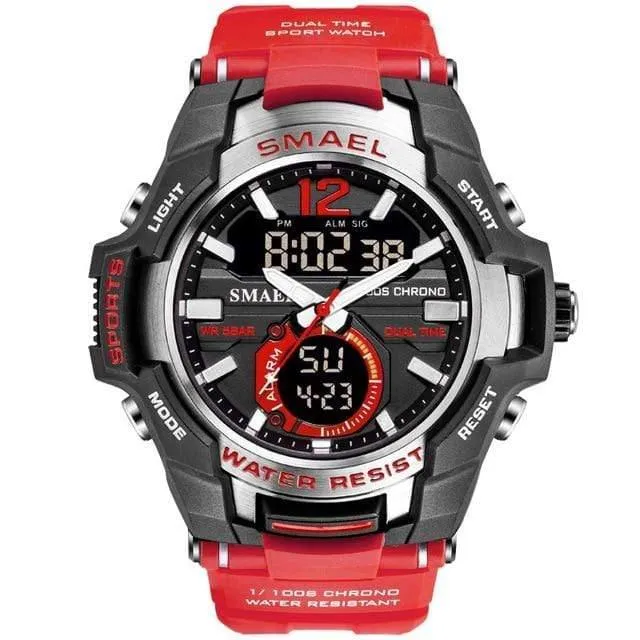 Herrenuhren Mode Sport Super Cool Quarz LED Digital Uhr 50M Wasserdicht Armbanduhr Herrenuhr Relogio Masculino