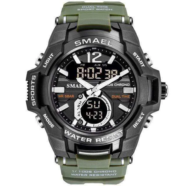 Herrenuhren Mode Sport Super Cool Quarz LED Digital Uhr 50M Wasserdicht Armbanduhr Herrenuhr Relogio Masculino