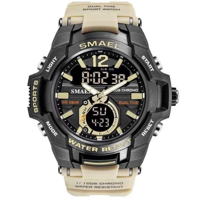 Herrenuhren Mode Sport Super Cool Quarz LED Digital Uhr 50M Wasserdicht Armbanduhr Herrenuhr Relogio Masculino