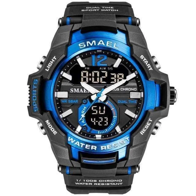 Herrenuhren Mode Sport Super Cool Quarz LED Digital Uhr 50M Wasserdicht Armbanduhr Herrenuhr Relogio Masculino