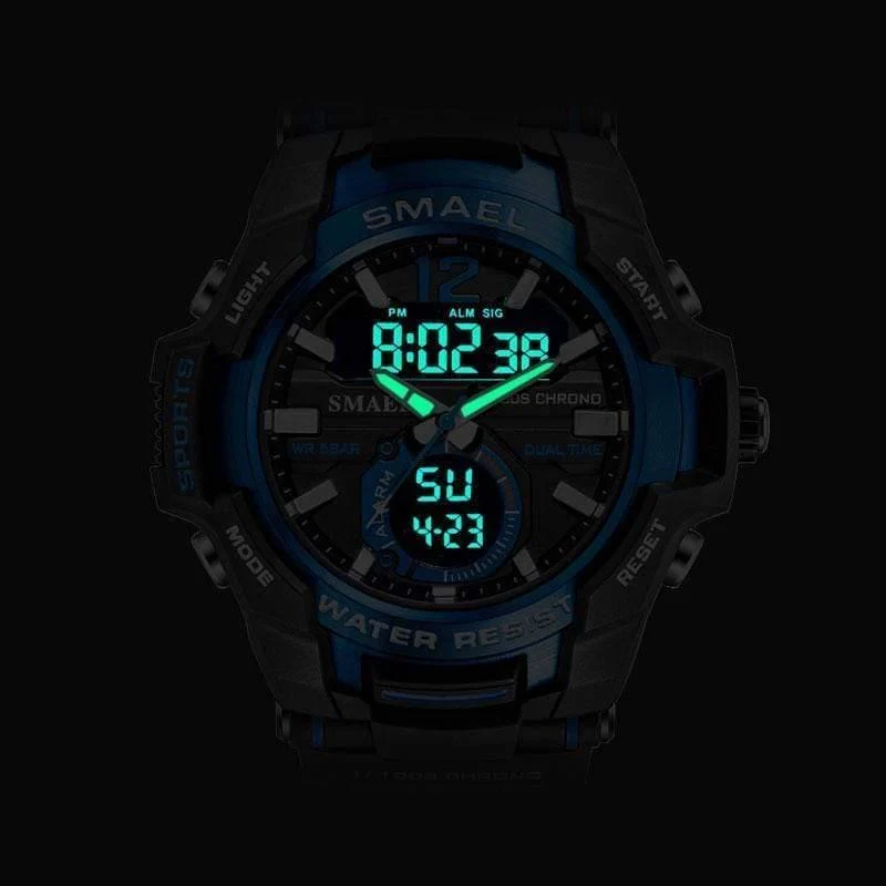 Herrenuhren Mode Sport Super Cool Quarz LED Digital Uhr 50M Wasserdicht Armbanduhr Herrenuhr Relogio Masculino